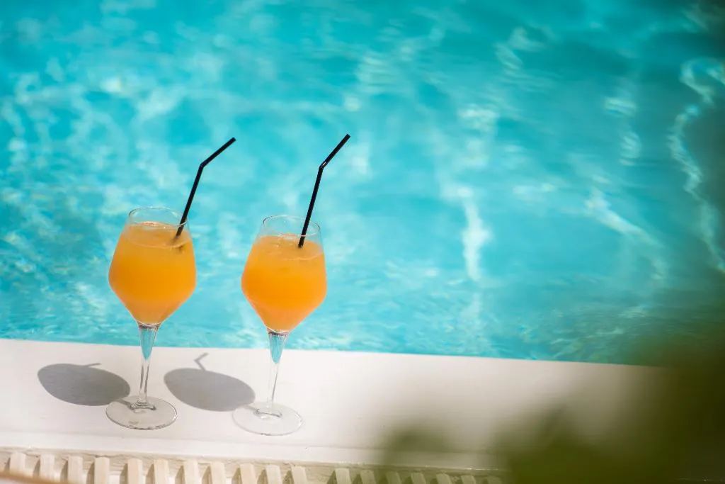 Pool, Aquarius Beach Hotel, Corfu