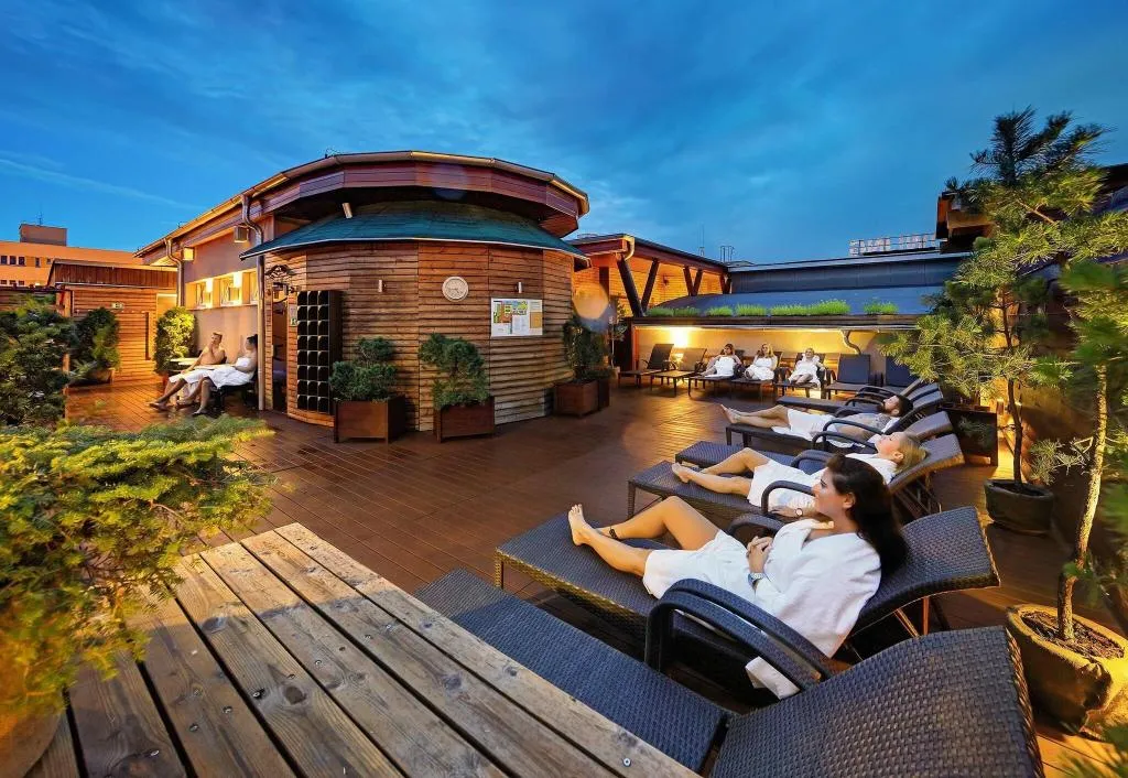 Terrace, Wellness Hotel Step, Prague