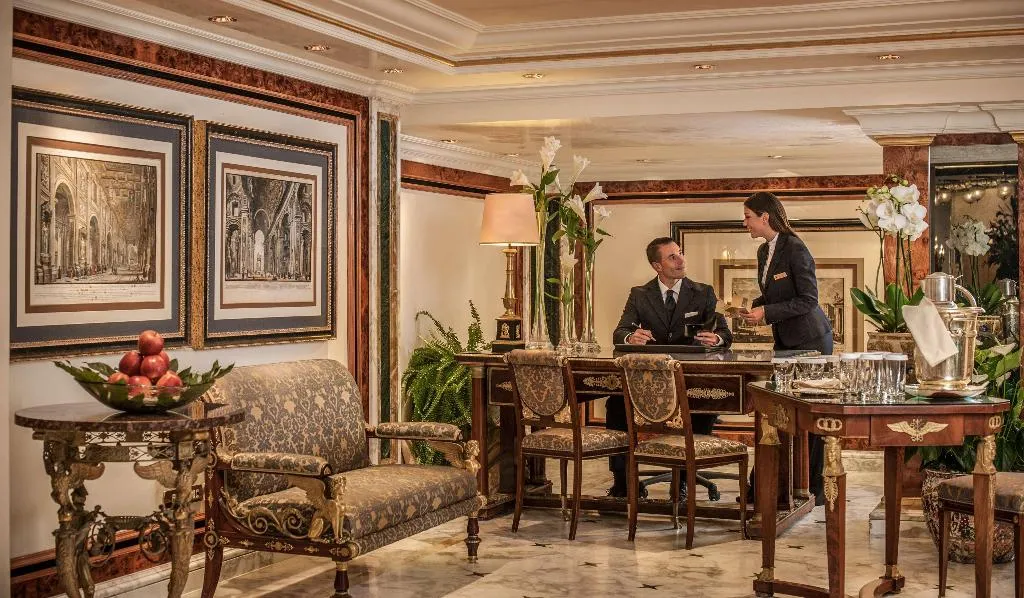 Lobby, Rome Cavalieri, A Waldorf Astoria Hotel, Rome