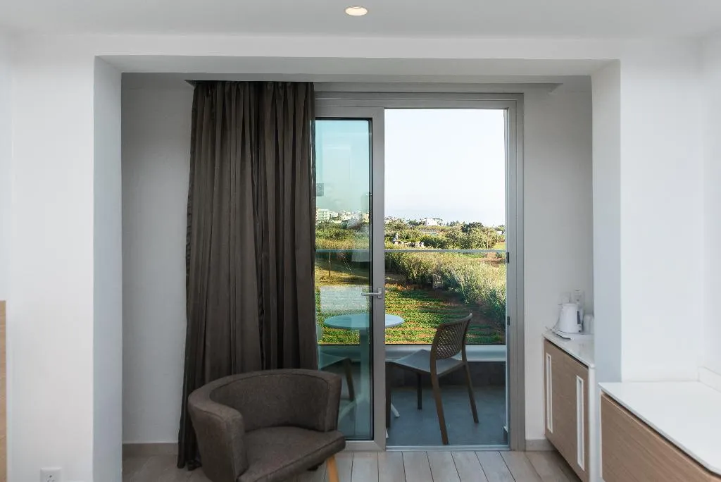 Double or Twin SIDE SEA VIEW Room, Evalena Beach Hotel, Cyprus