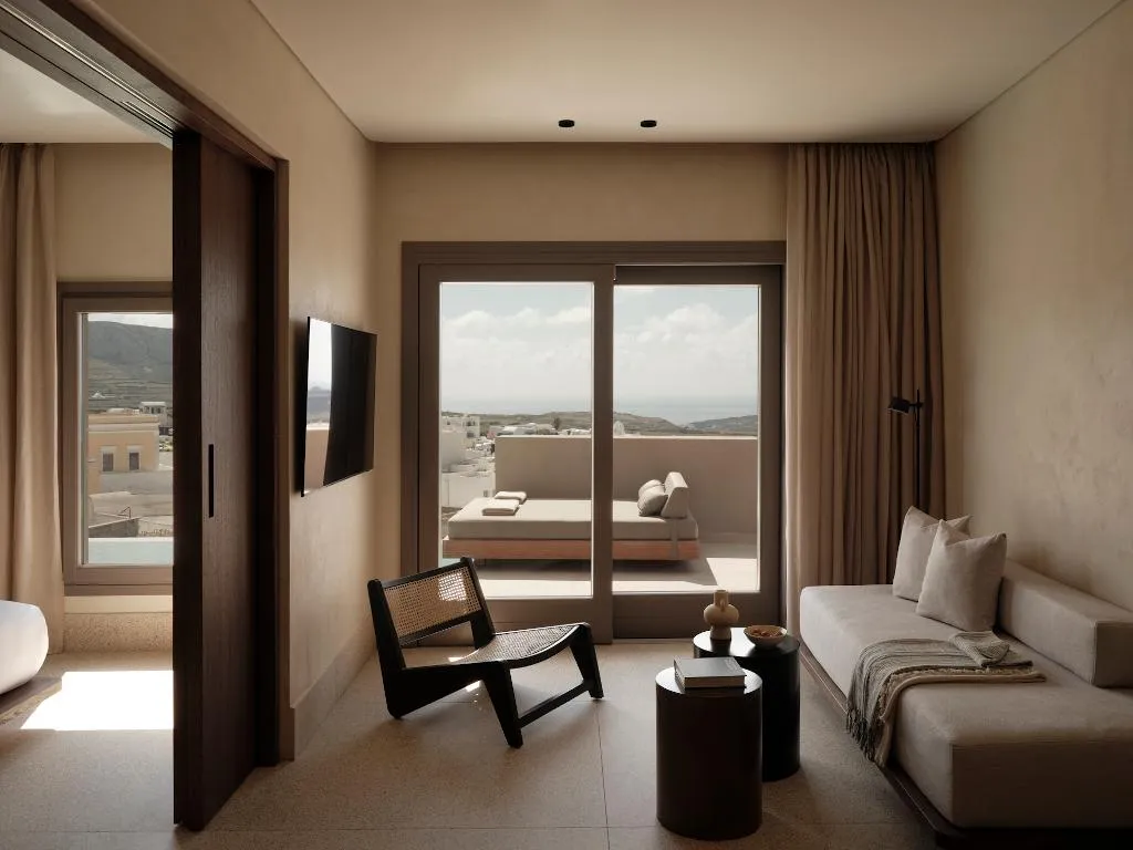 TRIPLE DELUXE ONE BEDROOM Room, Enarma Suites & Spa Wellness Retreat, Santorini