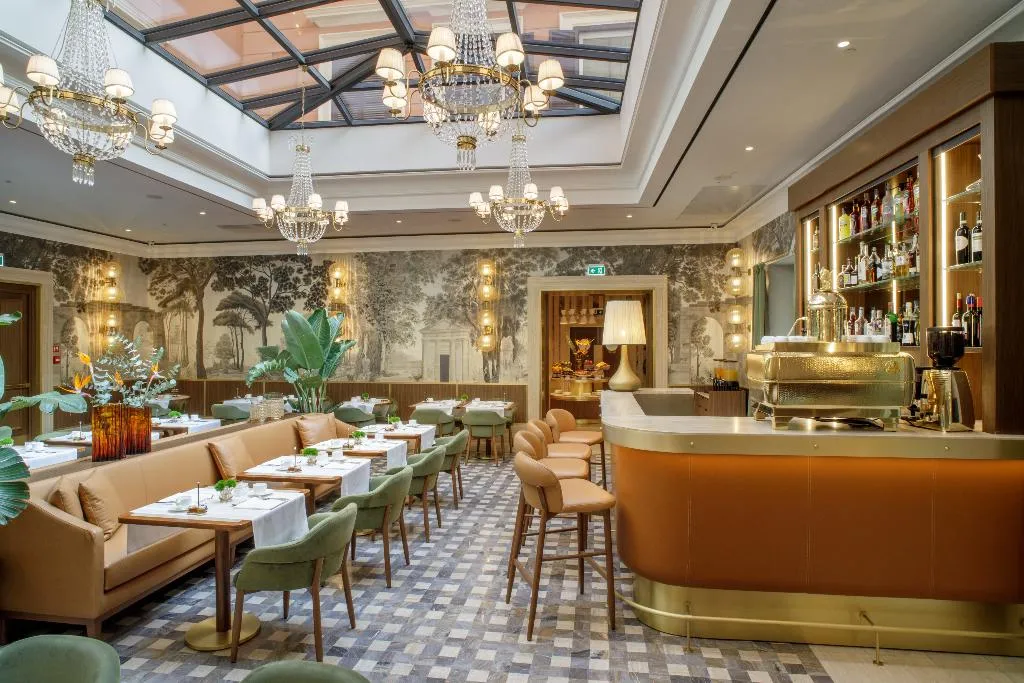 Restaurant, Hotel Imperiale, Rome