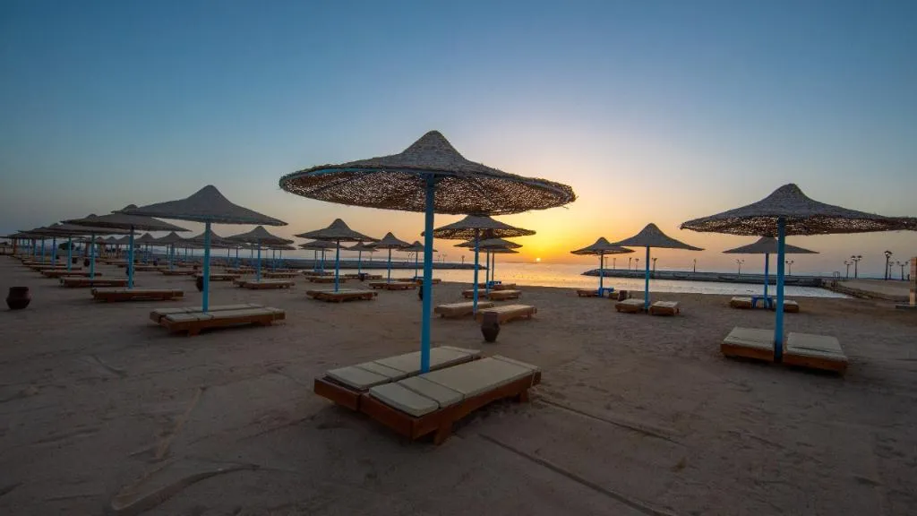 Beach, New Eagles Resort & Aqua Park, Red Sea Riviera