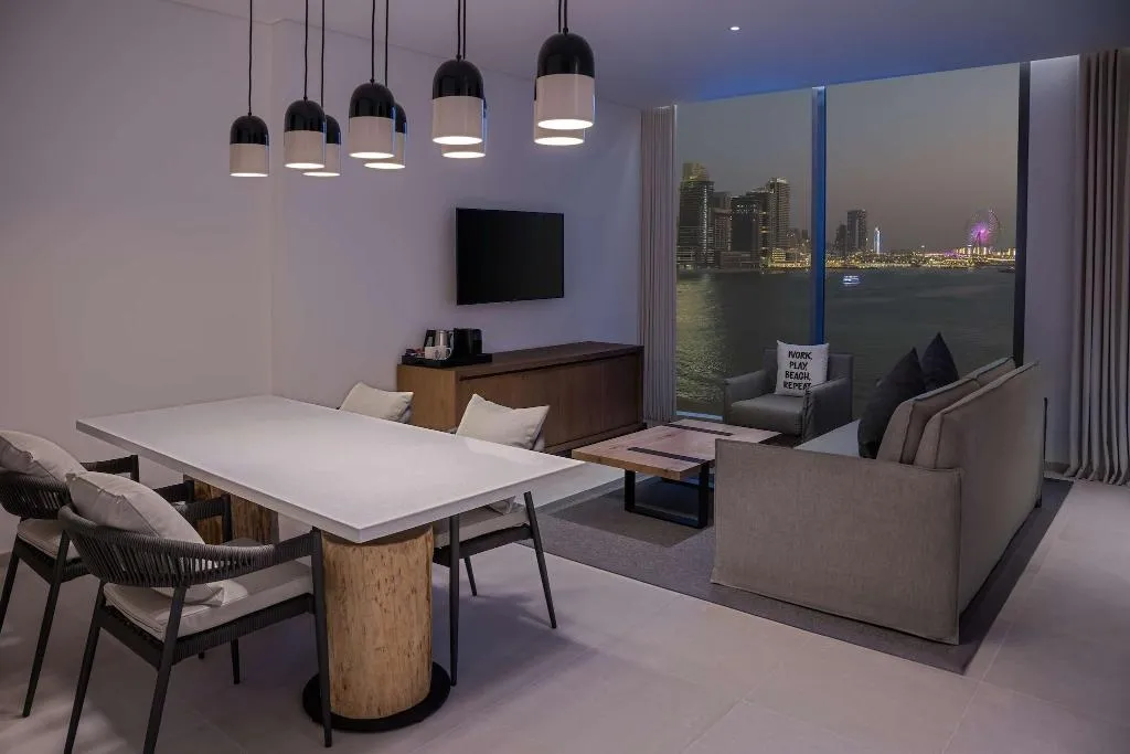 SUITE SEA VIEW KING BED Room, Radisson Beach Resort Palm Jumeirah, Dubai