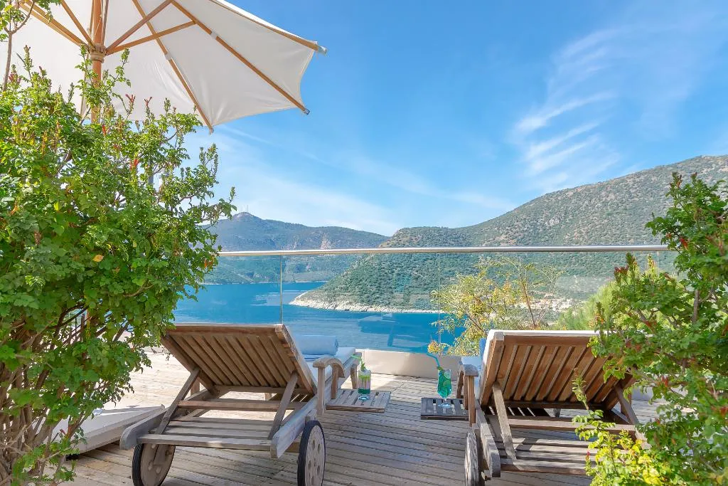 Terrace, Happy Hotel, Dalaman