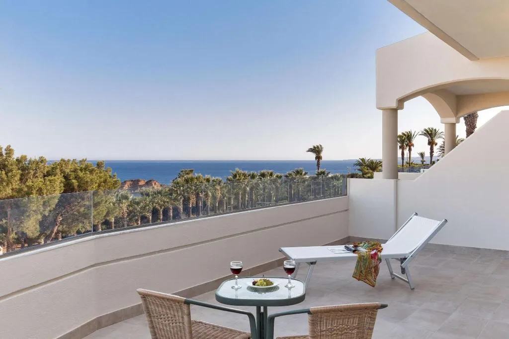 Terrace, Rodos Princess Beach Hotel, Rhodes