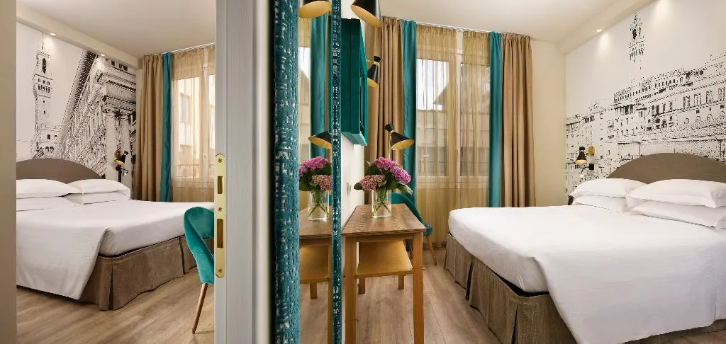 FAMILY ROOM SUPERIOR Room, Grand hotel Mediterraneo, Florence