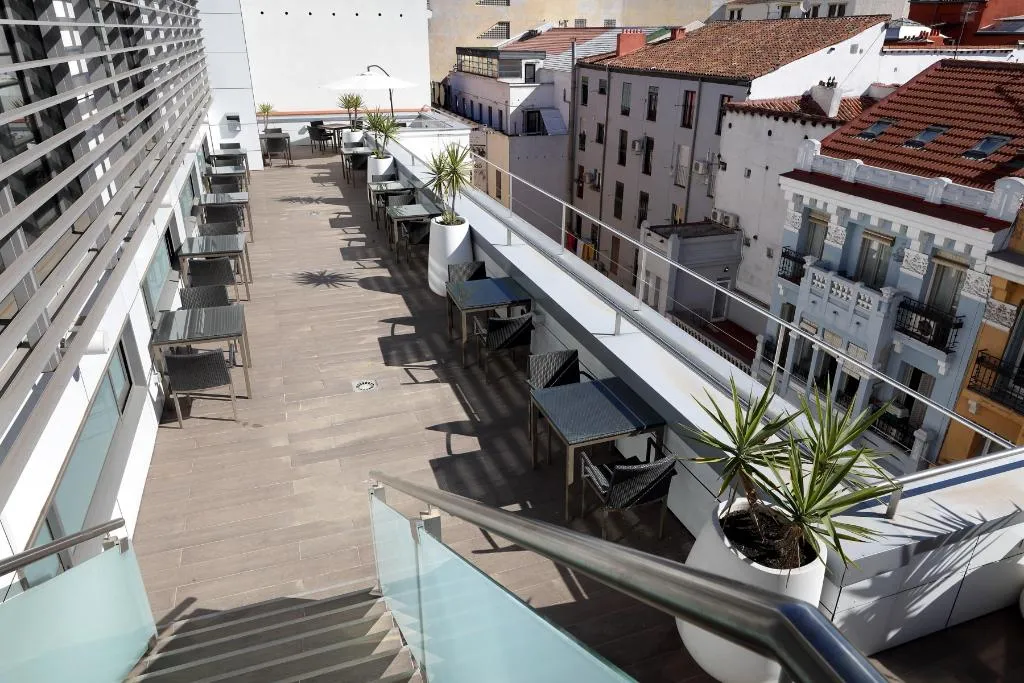 Terrace, Eurostars Plaza Mayor, Madrid