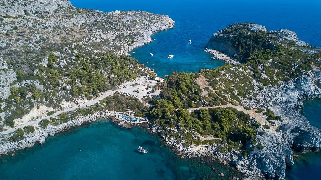 Beach, Mikes House Hotel, Rhodes