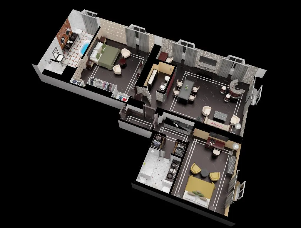 SUITE TWO BEDROOMS Room, Baglioni Hotel Regina, Rome