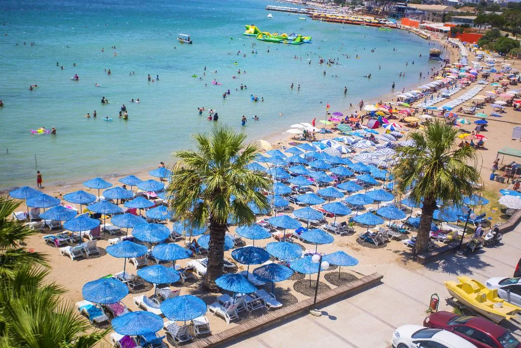 Beach, Tuntas Beach Hotel Altinkum, Bodrum