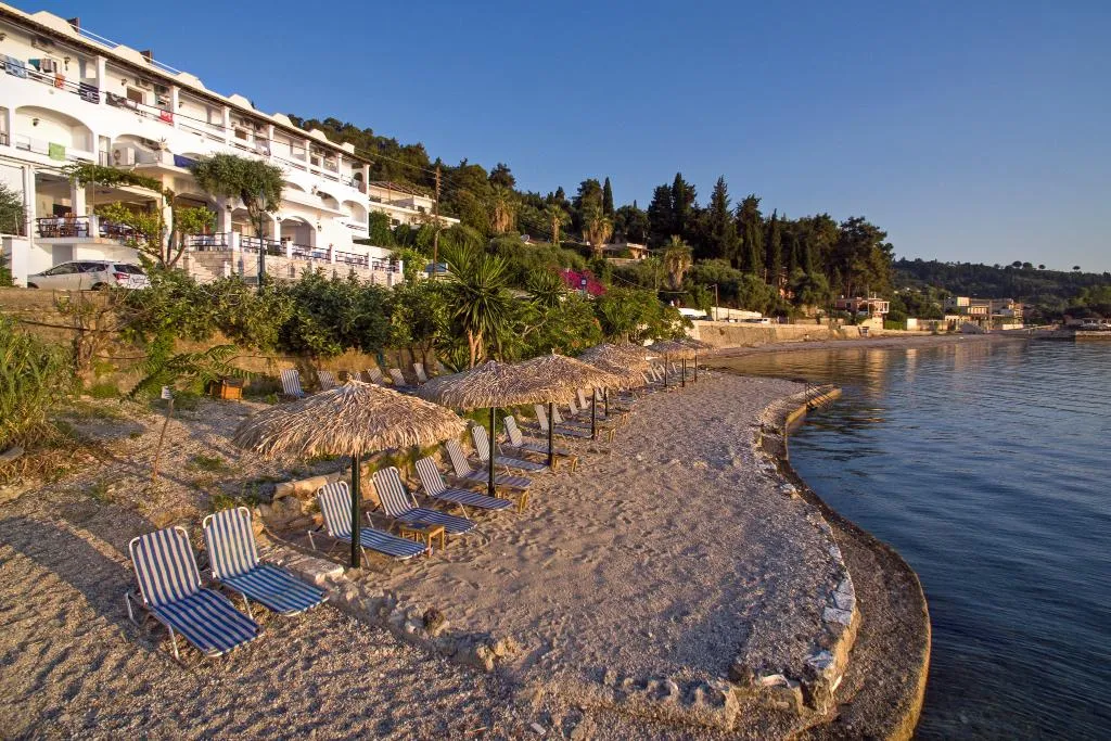 Beach, Kaiser Bridge, Corfu