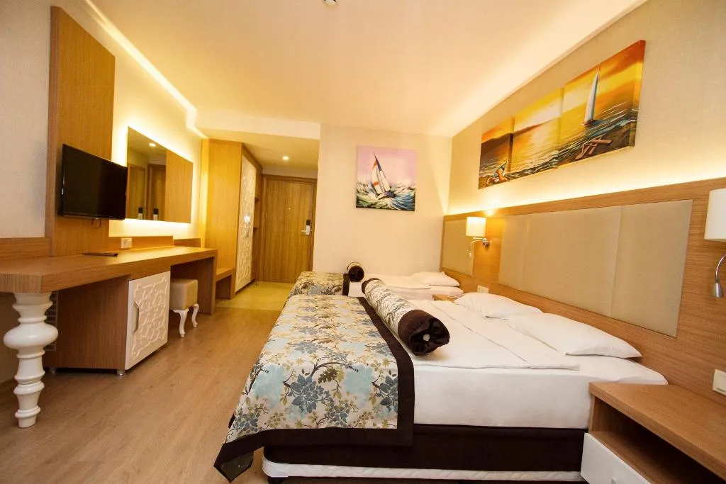 Room, Blue Wave Suite Hotel, Antalya