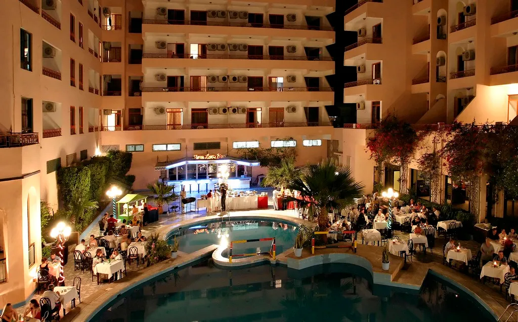 Terrace, Empire Inn, Red Sea Riviera