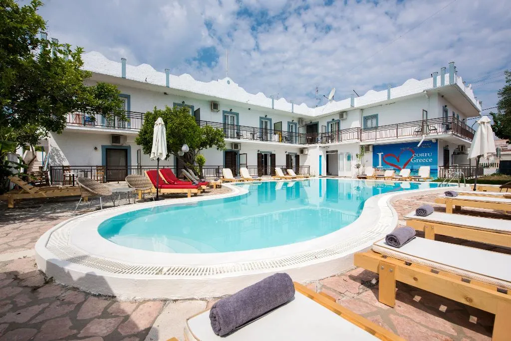 Pool, Aquarius Beach Hotel, Corfu