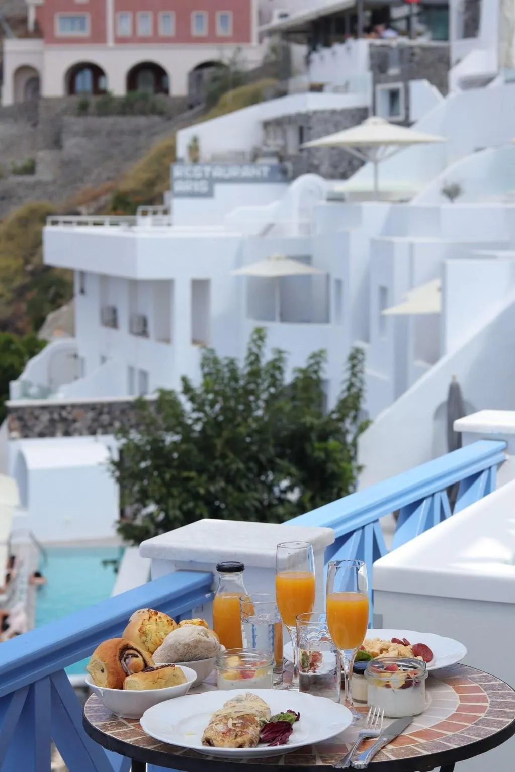 Restaurant, Golden Grey Goose, Santorini