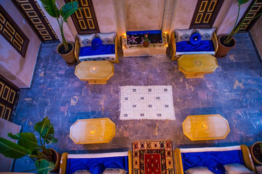 Lobby, Riad Qamar, Marrakech