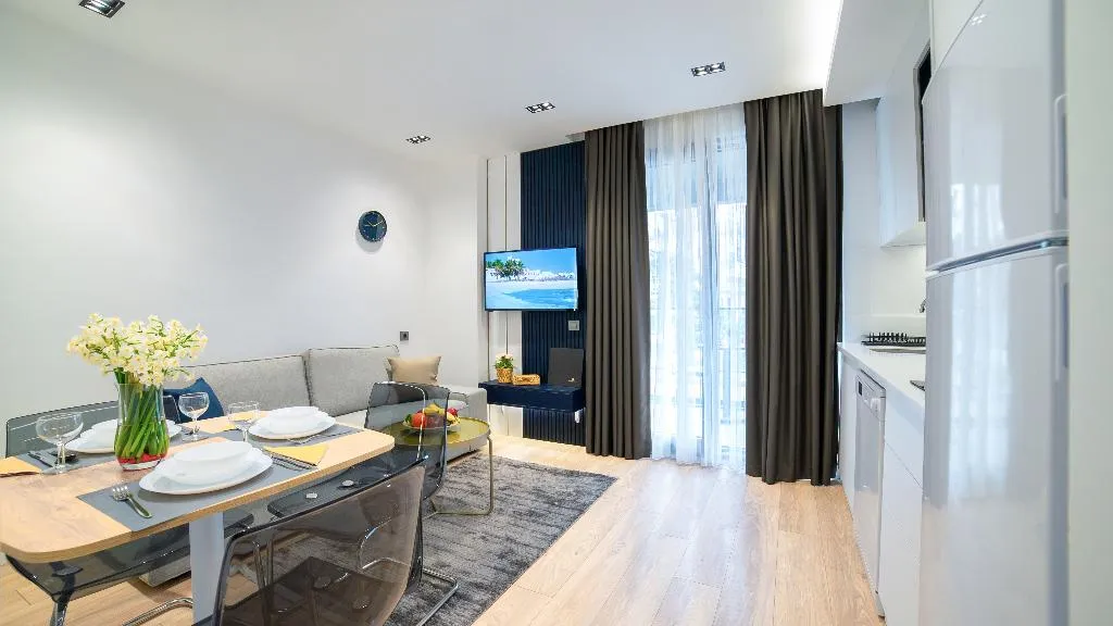 SUITE CAPACITY 4 TWO BEDROOMS Room, Stile Suite Marine Apart Hotel, Antalya