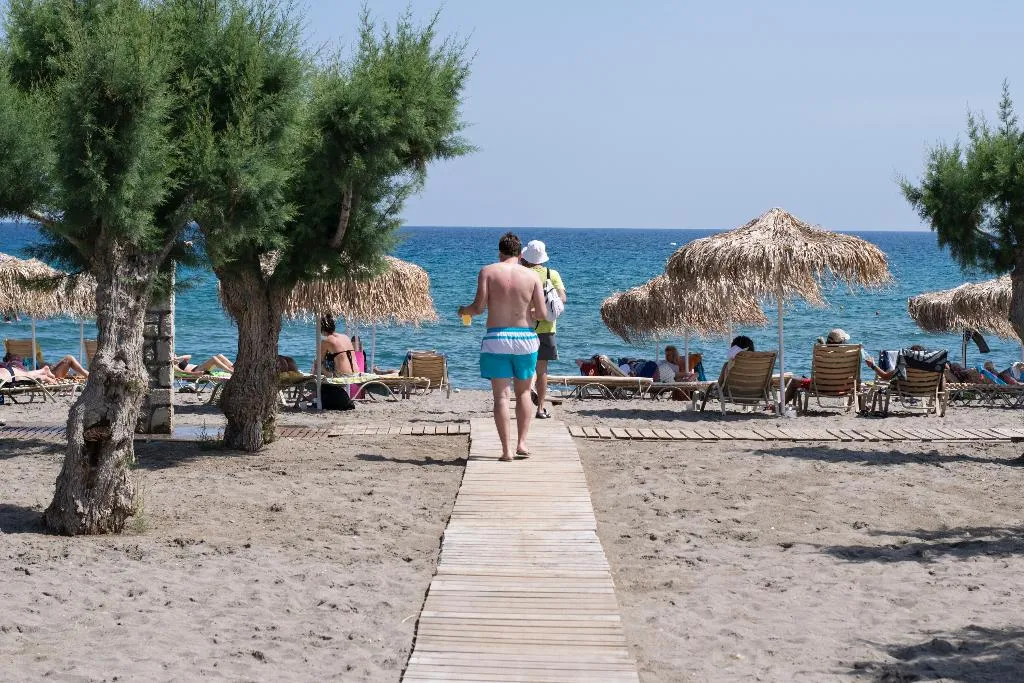 Beach, Sun Beach Lindos, Rhodes