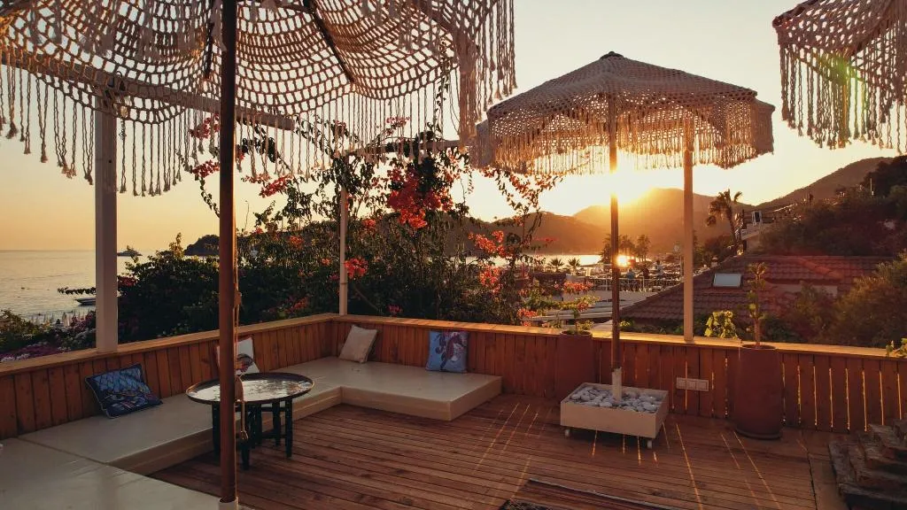 Terrace, Oyster Residences, Dalaman