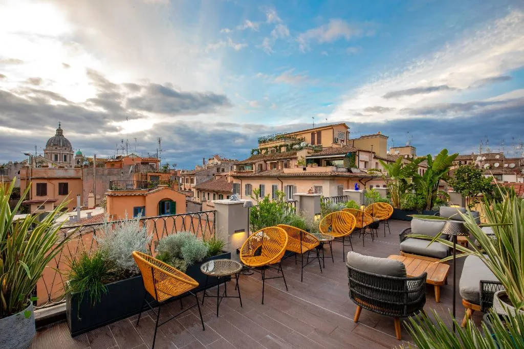 Terrace, Condotti Boutique Hotel, Rome