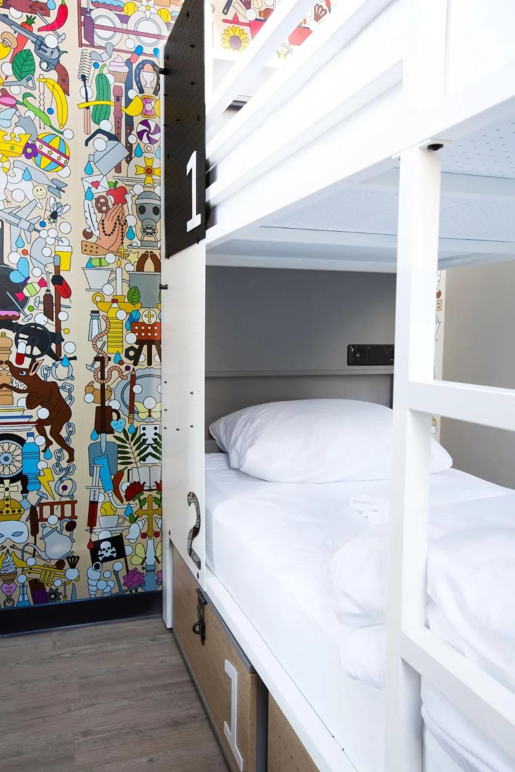 Double or Twin BUNK BED Room, Generator Amsterdam, Amsterdam