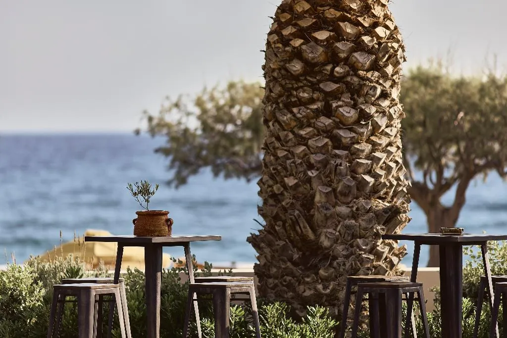 Terrace, Tylissos Beach Hotel - Adults Only, Crete