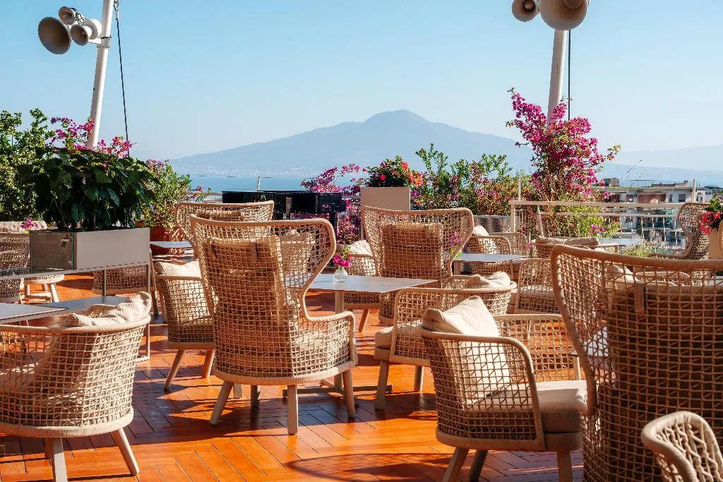 Terrace, Hilton Sorrento Palace, Naples