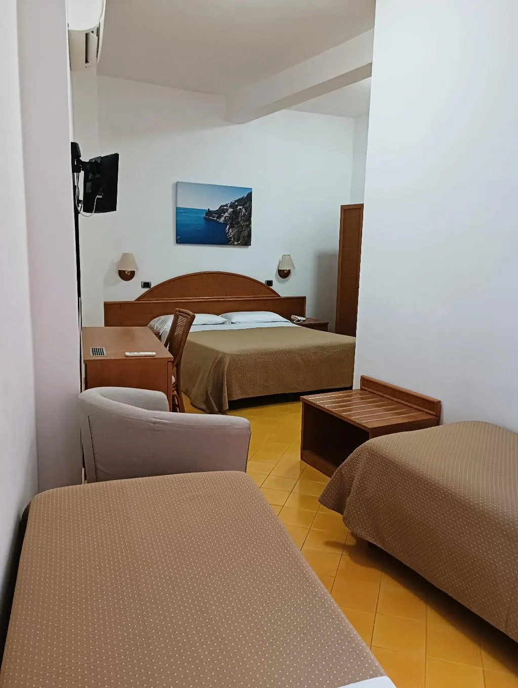 QUADRUPLE SIDE SEA VIEW Room, Hotel Sporting - Sorrento Coast, Naples
