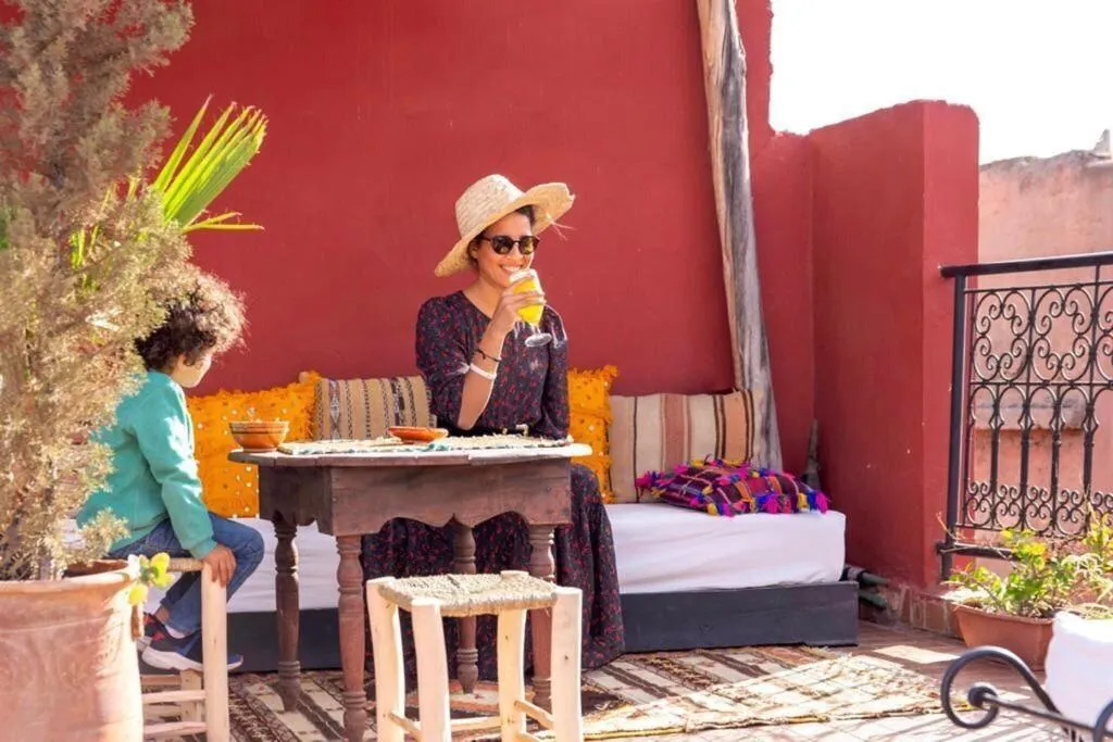 Terrace, Riad Rose Meryam, Marrakech