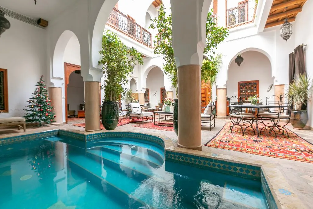 Pool, Riad Les Trois Palmiers El Bacha, Marrakech