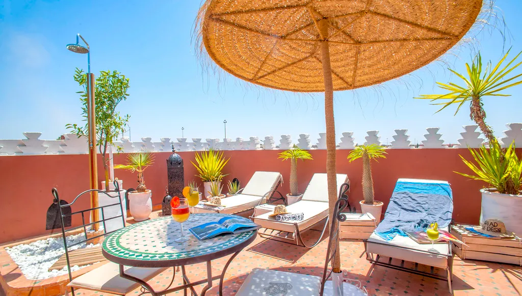 Terrace, Riad Le Desir, Marrakech