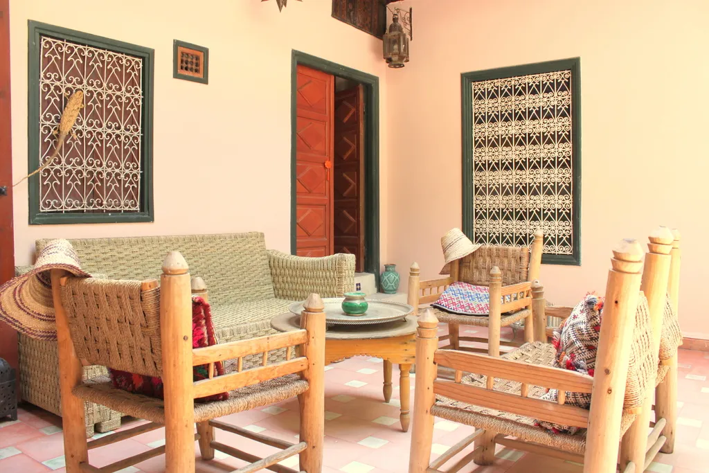 Lobby, Dar Choumissa, Marrakech