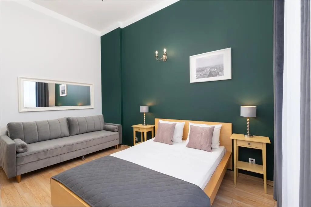 APARTMENT DELUXE WITH BALCONY Room, Erasmus Student Apartments - Krakow Old Town, Krakow