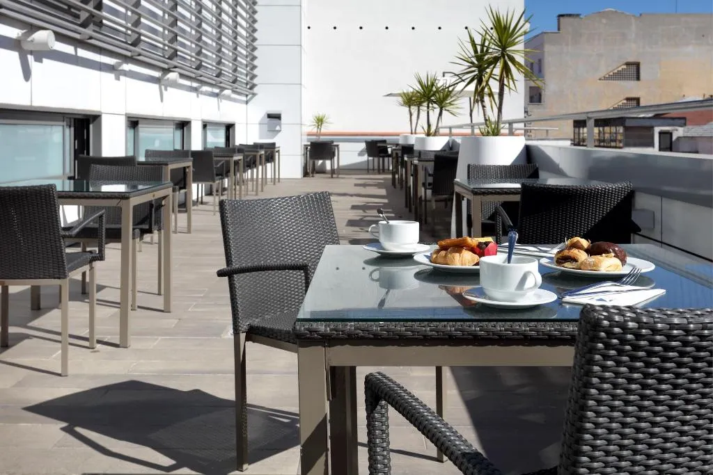 Terrace, Eurostars Plaza Mayor, Madrid