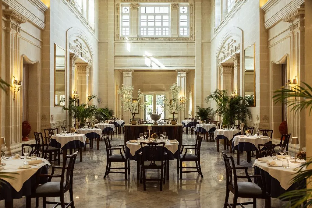 Restaurant, Corinthia Palace Malta, Malta