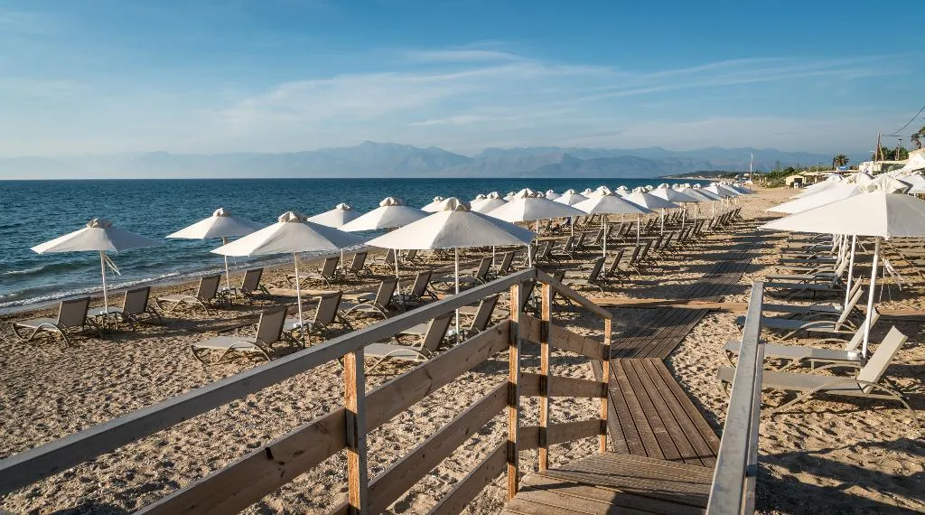 Beach, Acharavi Beach Hotel, Corfu
