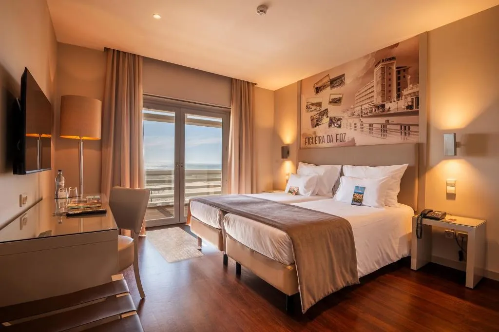 TWIN SEA VIEW Room, Vila Gale Collection Figueira da Foz Hotel, Porto