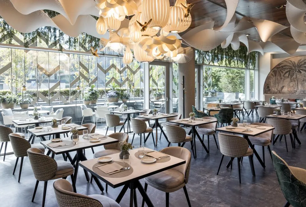 Restaurant, Ilunion Atrium, Madrid