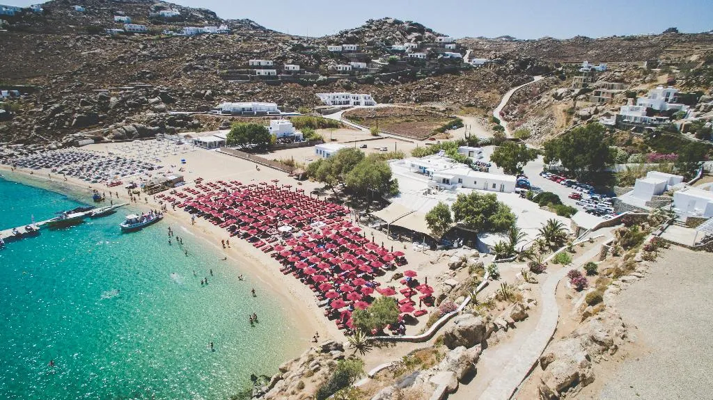 Beach, Super Paradise Hotel, Mykonos