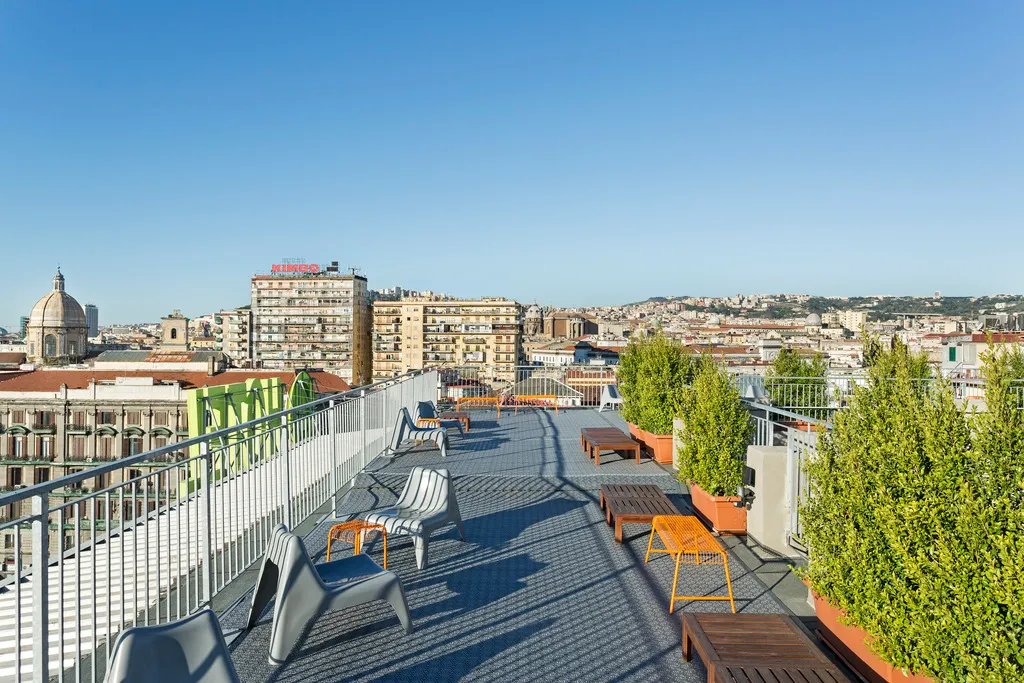 Terrace, B&b Hotel Napoli, Naples