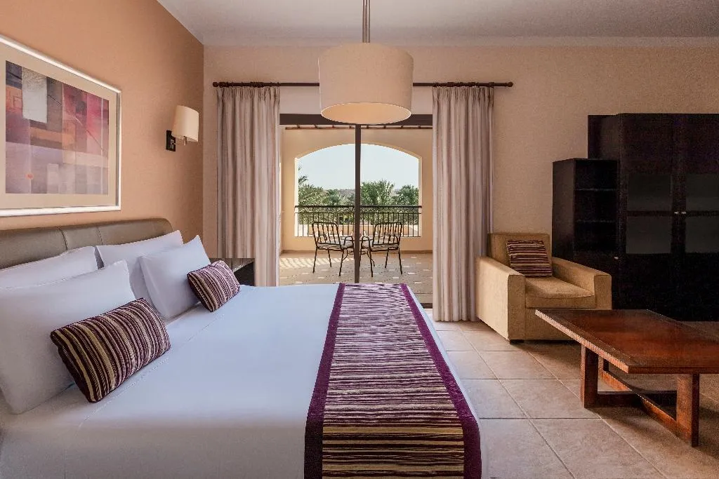 STUDIO QUEEN SIZE BED Room, JAZ Neo Saraya Palms, Red Sea Riviera