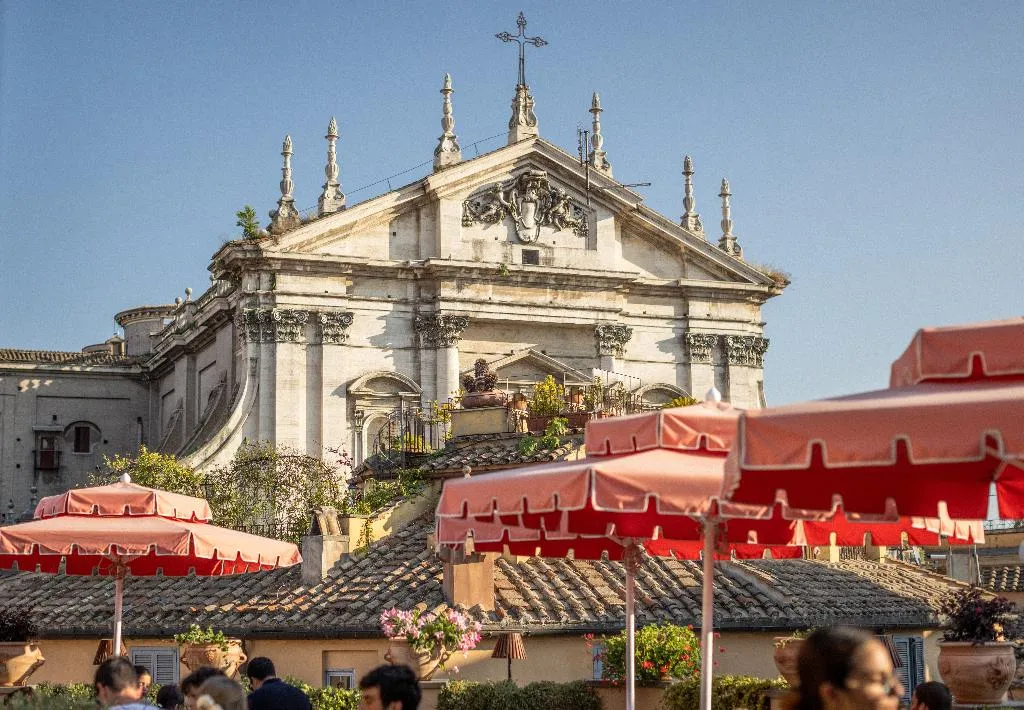 Terrace, 9 Hotel Cesari, Rome