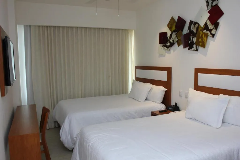 DOUBLE TWO DOUBLE BEDS Room, Ambiance Suites Cancun, Cancun Area