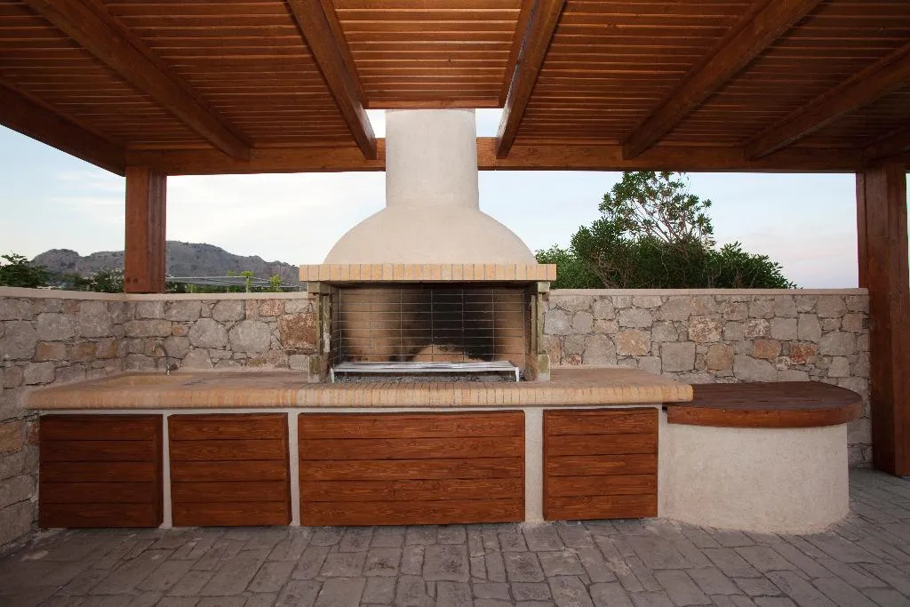 Terrace, Antonoglou Beach Villas,Kiotari, Rhodes