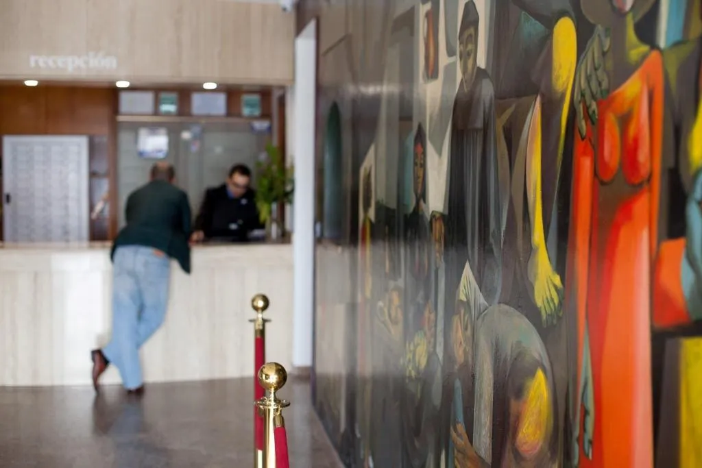 Lobby, Hotel Insula Barataria, Madrid