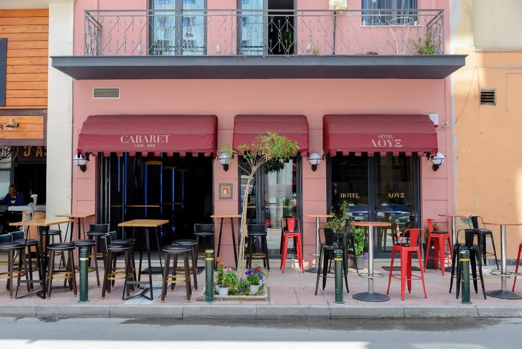 Terrace, Hotel Lux, Athens