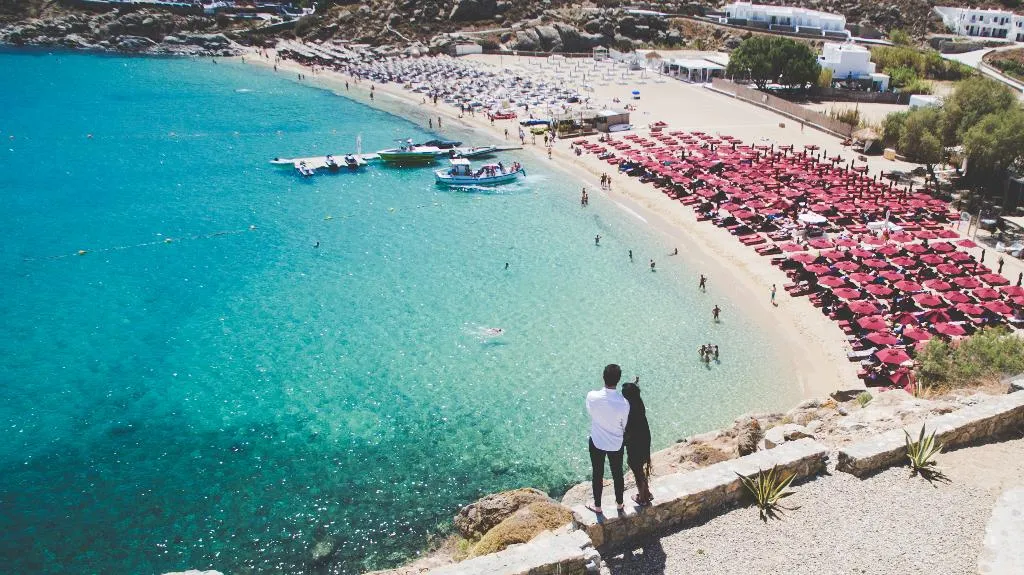 Beach, Super Paradise Hotel, Mykonos