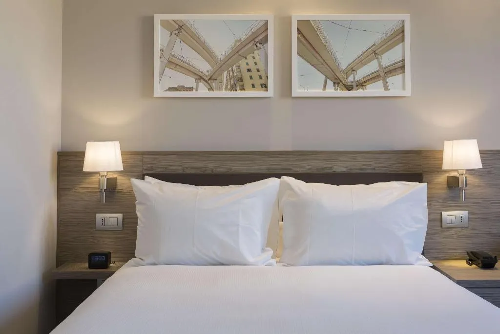 DOUBLE QUEEN SIZE BED Room, Hampton By Hilton Rome East, Rome