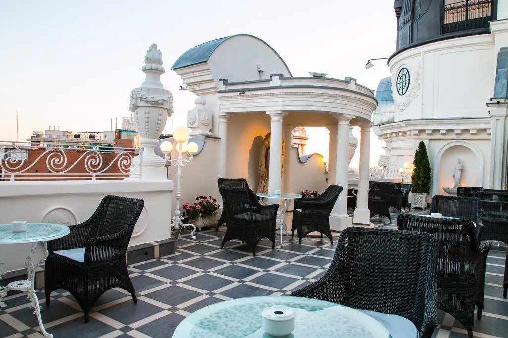 Terrace, Hotel Atlantico, Madrid